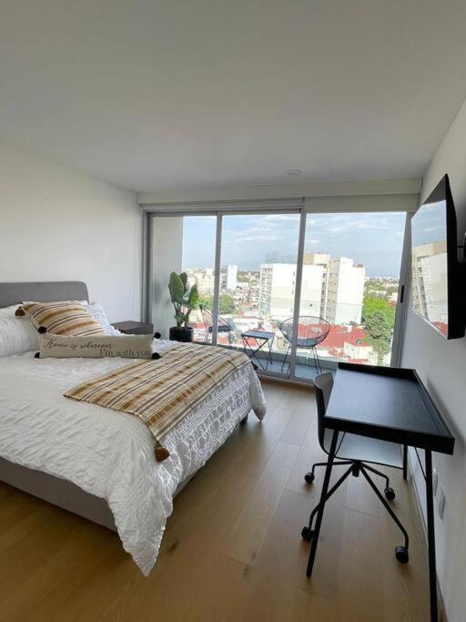 דירות מקסיקו סיטי Depto Con Alberca Zona Condesa מראה חיצוני תמונה