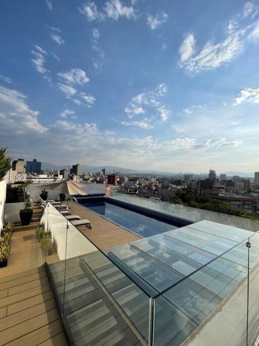 דירות מקסיקו סיטי Depto Con Alberca Zona Condesa מראה חיצוני תמונה